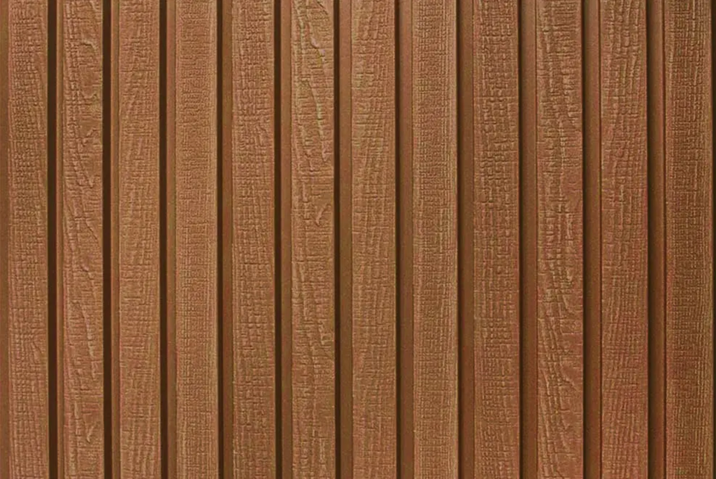 Gevelbekleding - composiet - teak bruin - 26x200x3000mm - rabatdeel rhombus