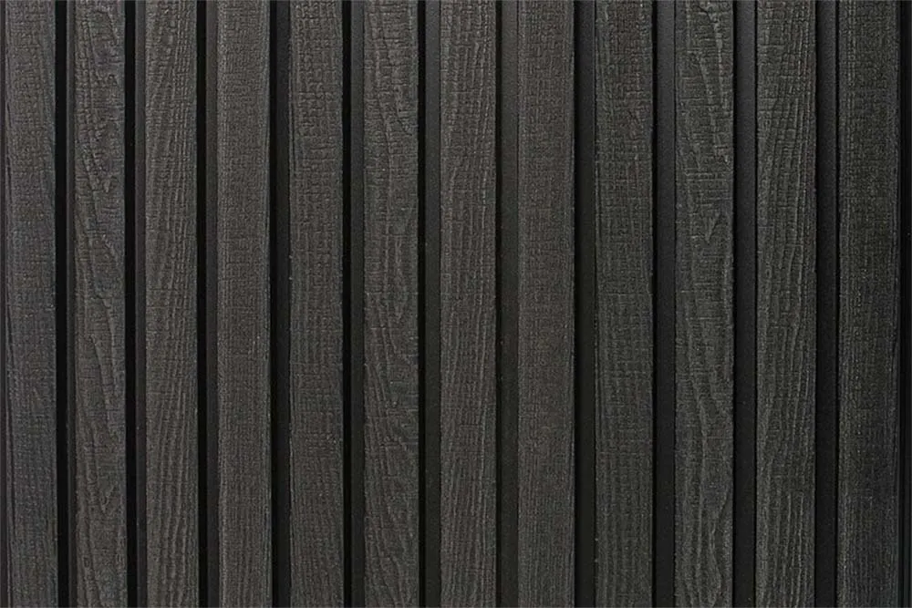 Gevelbekleding - composiet - zwart - 26x200x3000mm - Rabatdeel rhombus